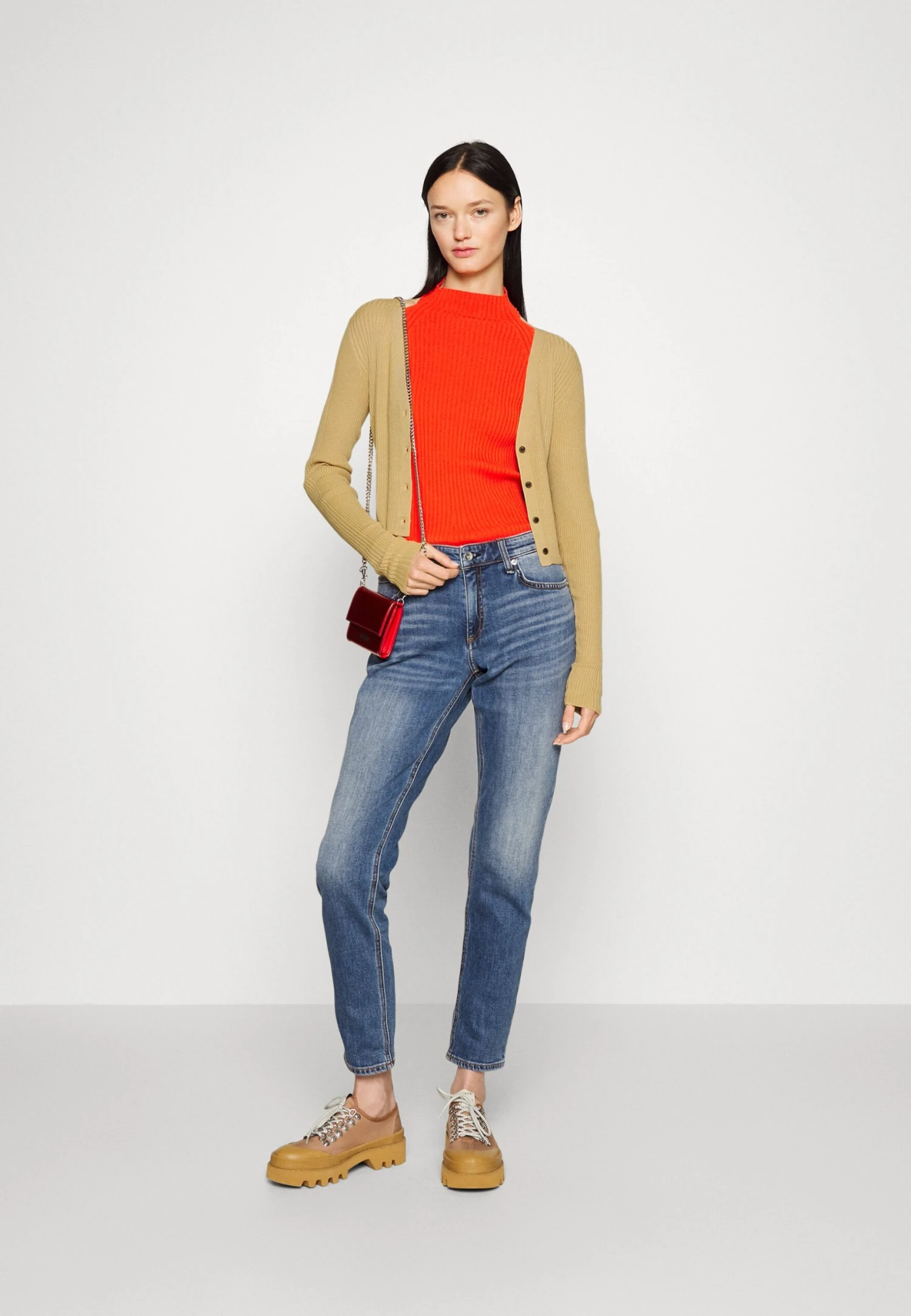 Rag & Bone Carrie Cardigan - Gilet - Khaki 4 Rag & Bone Carrie Cardigan - Gilet - Khaki – Image 2