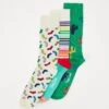Happy Socks Socks 3 Pack - Chaussettes - White/Green/Beige -Magasin Général De Mode f7b2500fe9e74eadac756ac7bd5ef8ec