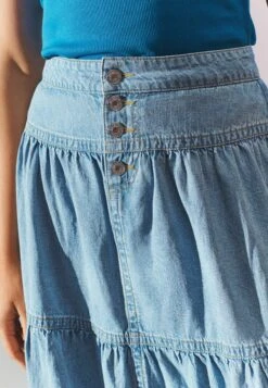 Next Tiered Standard - Jupe Longue - Mid Blue -Magasin Général De Mode f804a74792d94fad8c1872697defbbc9