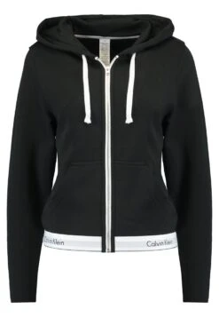 CALVIN KLEIN UNDERWEAR Hoodie Full Zip - Haut De Pyjama - Black 11 CALVIN KLEIN UNDERWEAR Hoodie Full Zip - Haut De Pyjama - Black -Magasin Général De Mode fb6af2cf41e645048df307b09ed3d047