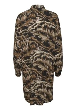 Kaffe Kalena - Robe Chemise - Brown Tones Big Leaf Print -Magasin Général De Mode fc44da58a4e34725a25f5d62faf76fa2
