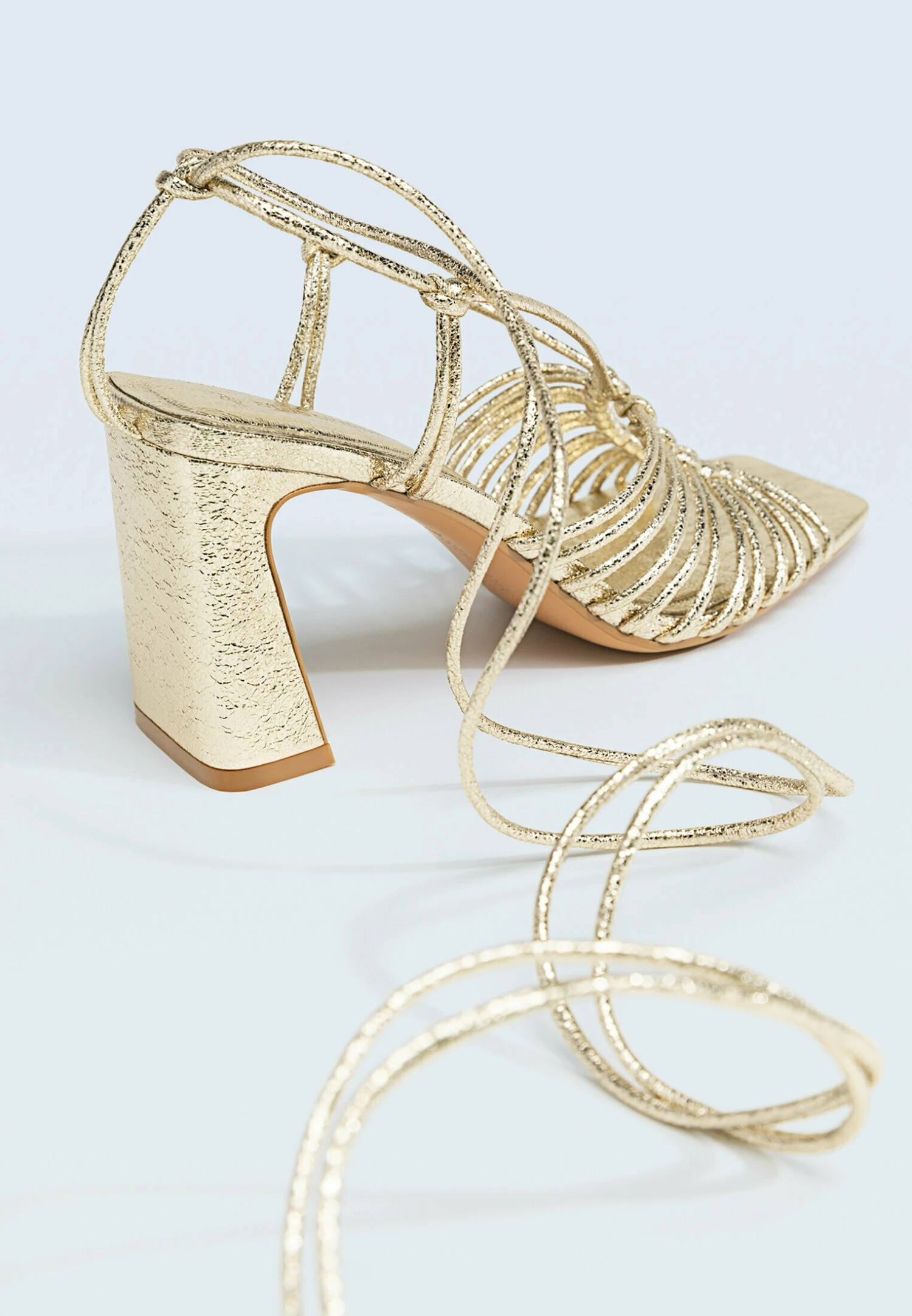 Stradivarius Knotted - Chaussures De Mariée - Gold Coloured 7 Stradivarius Knotted - Chaussures De Mariée - Gold Coloured – Image 5