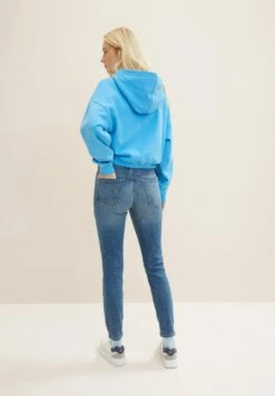 TOM TAILOR Denim Janna Extra - Jean Slim - Used Mid Stone Blue Denim -Magasin Général De Mode fe000d20ad5c421184283e8be7e58cfb