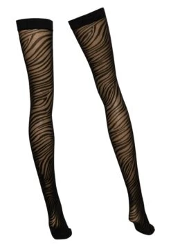 Wolford Zebra Stay-Up - Bas - Black -Magasin Général De Mode fe7eed91e5234acd956ff6a98f6e23dd