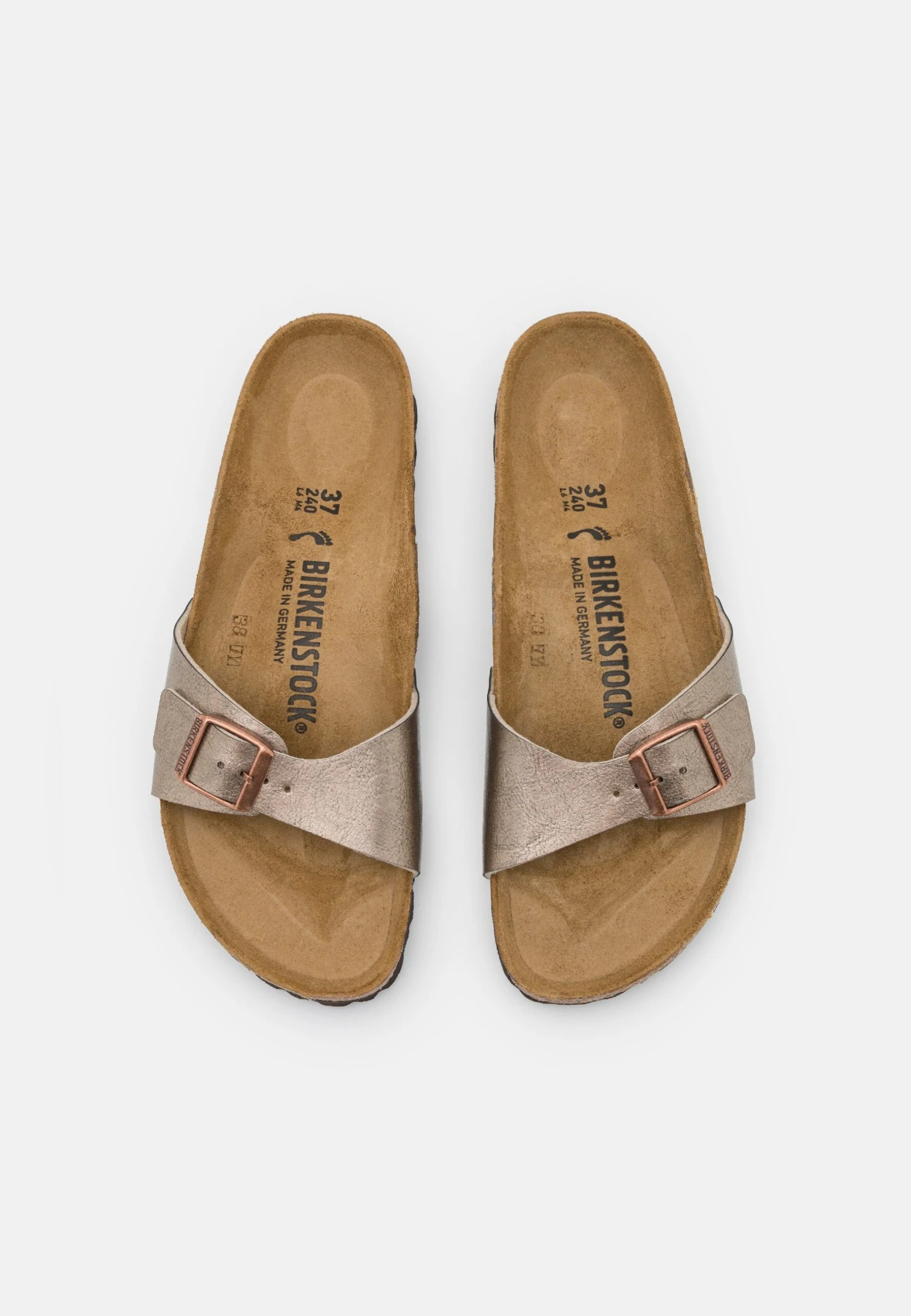 Birkenstock Madrid Bf Narrow - Chaussons - Graceful Taupe 8 Birkenstock Madrid Bf Narrow - Chaussons - Graceful Taupe – Image 6
