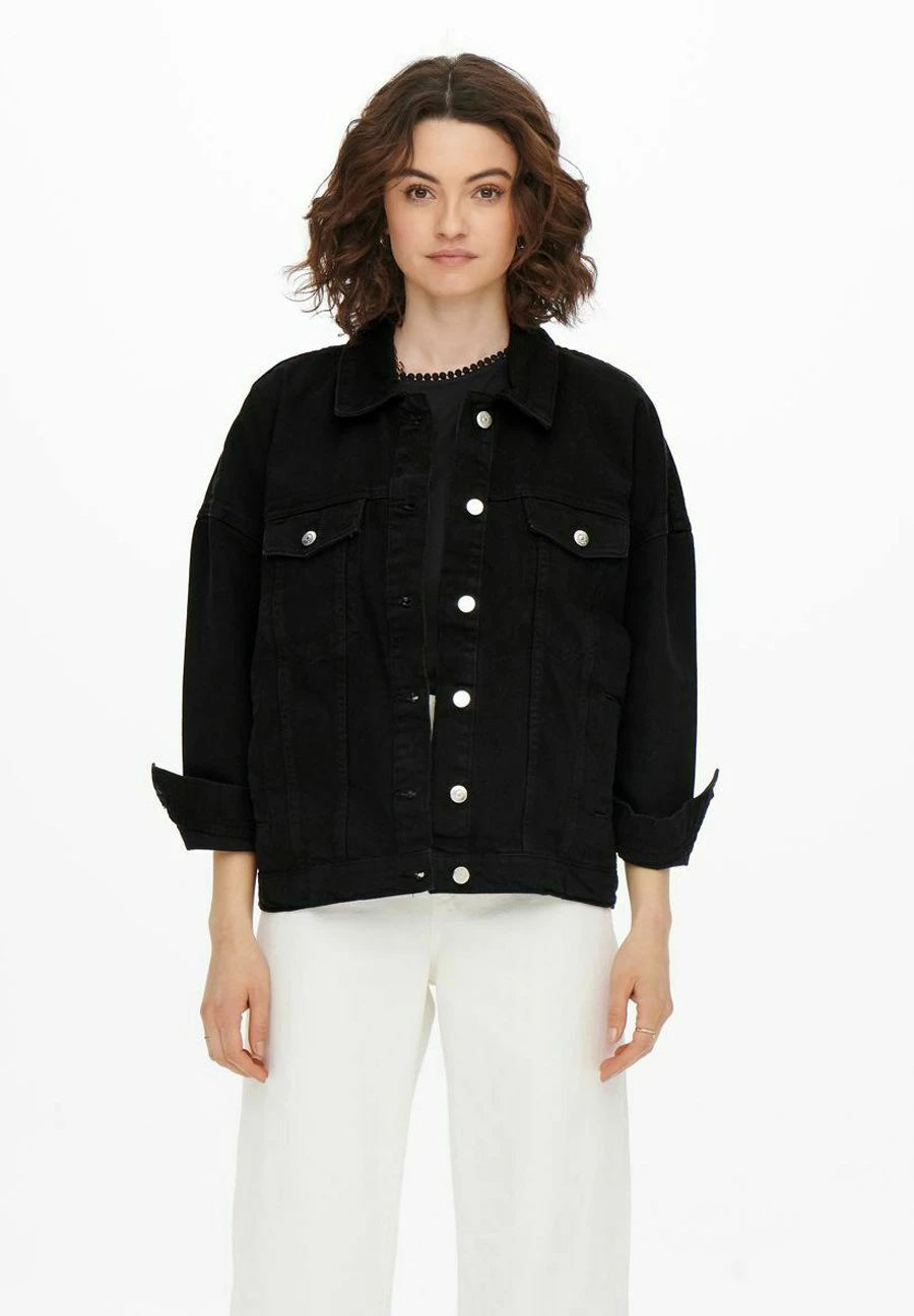 ONLY Oversize - Veste En Jean - Black Denim 3 ONLY Oversize - Veste En Jean - Black Denim