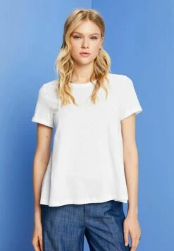 ESPRIT T-Shirt Basique - White -Magasin Général De Mode ffd9b9d93c56414ba520c75814c5ff92